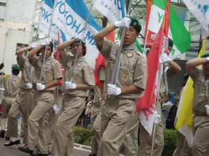 横浜地区伝統のフラッグチーム