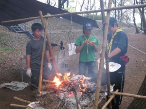 夕食準備