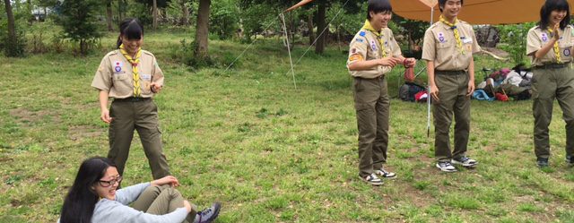 【ベンチャー】上進スカウト歓迎キャンプ in 中田の森