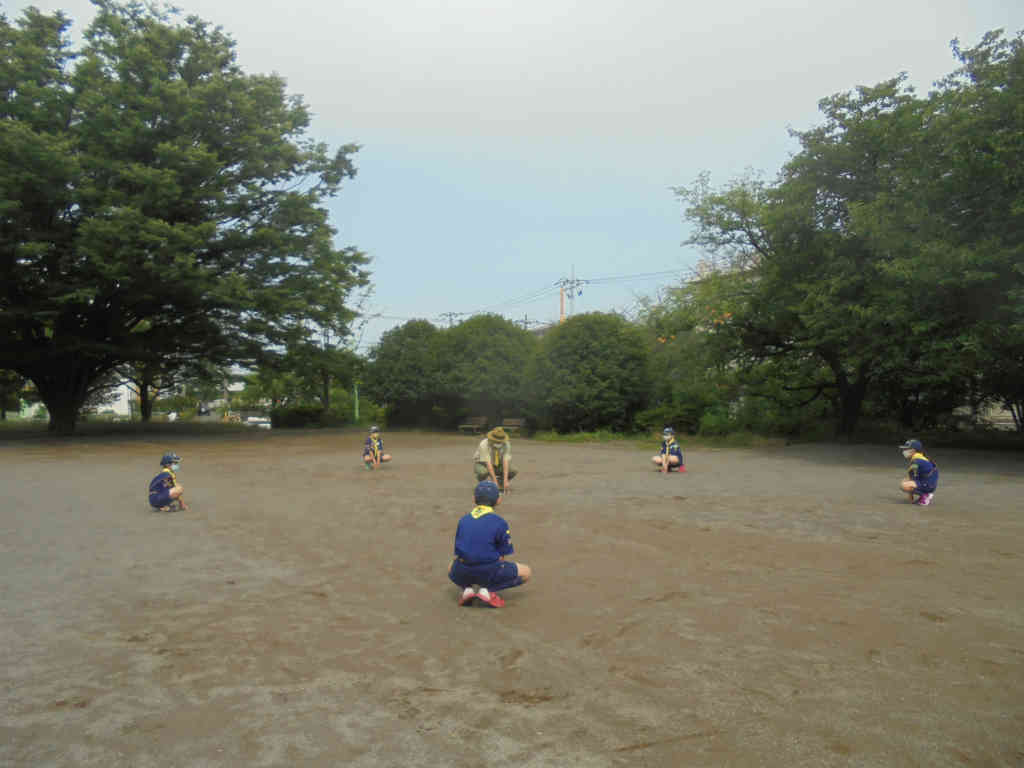 【カブ】隊集会（隊長体調確認）