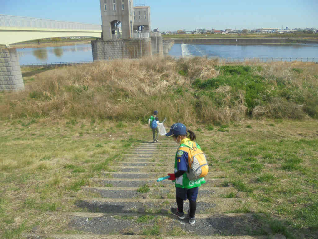 【カブ】多摩川清掃