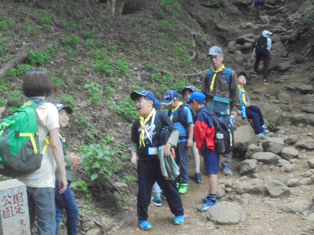 【カブ】隊集会（大山ハイキング）