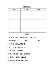 2023CS高尾山ハイキング計画書（案）-5