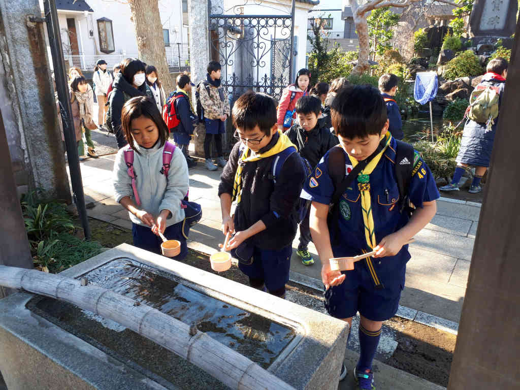 【カブ】隊集会（武州稲毛七福神巡り②）