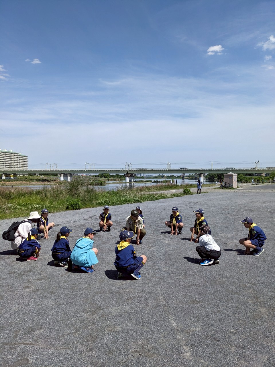 【カブ】隊集会（多摩川ネイチャーハイク）