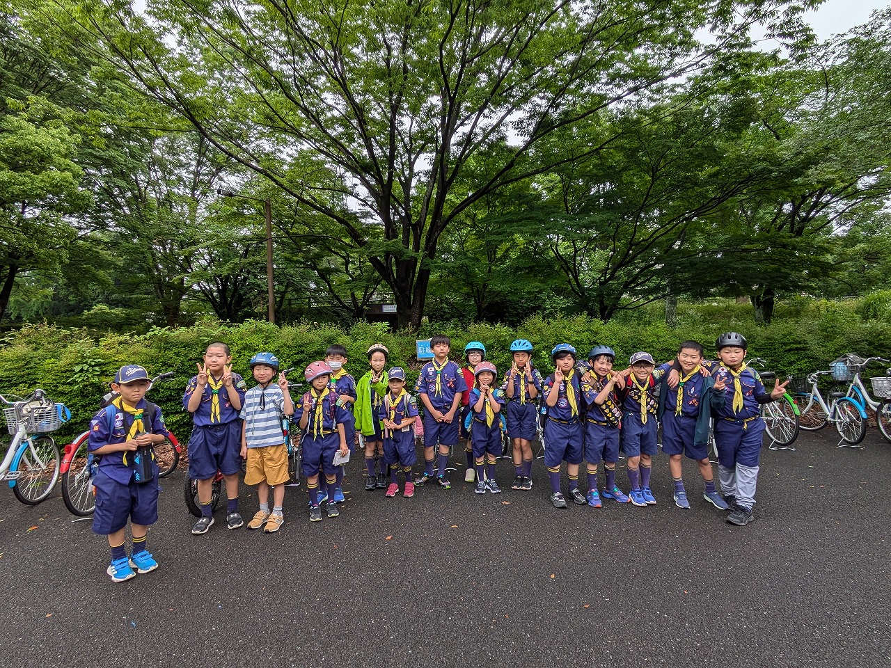 カブ隊集会（サイクリング）