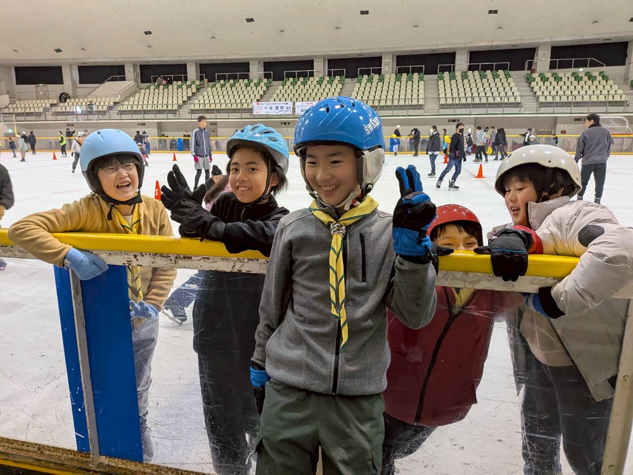 【カブ】隊集会（スケート訓練）